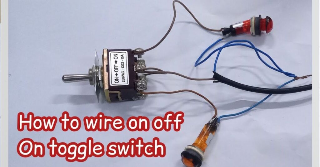 How do I know if my toggle switch is on or off