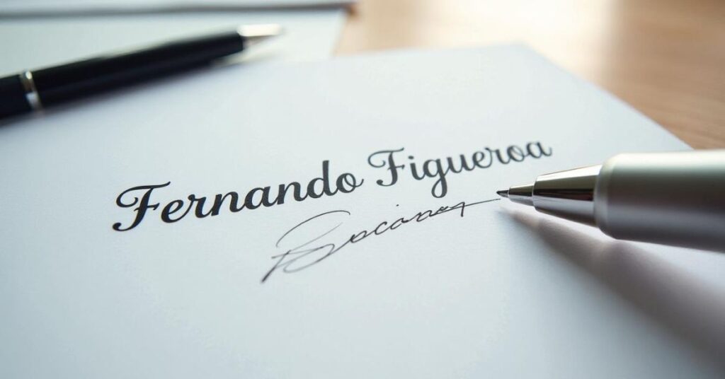 Why a Personalized Signature Matters for Fernando Figueroa